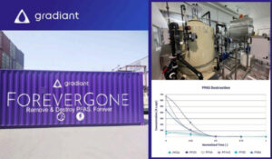 Gradiant's ForeverGone all-in-one solution and testing data for industrial wastewater (Photo Business Wire)